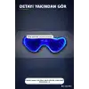 3 Modlu Mavi Led Işıklı Kalp Gözlük Glow Parti Aksesuarı 1 Adet Hafif Neon BX-313761