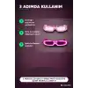 3 Modlu Led Işıklı Pembe Parti Gözlüğü Glow Efektli 1 Adet Unisex Eğlence Aksesuarı BX-313763
