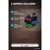 5 Renkli Pilli Led Işıklı Parti Gözlüğü 6 Adet Set - Glow Efektli Gece Aksesuarı BX-313766