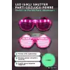 Led Işıklı Shutter Parti Gözlüğü Pembe Renk 1 Adet Pilli Eğlence Aksesuarı BX-313770