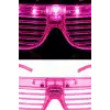 Led Işıklı Shutter Parti Gözlüğü Pembe Renk 1 Adet Pilli Eğlence Aksesuarı BX-313770