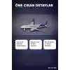 23cm Sesli Metal Çek Bırak Uçak Oyuncak - Kutulu Tekli Paket, Çocuk Hediyesi BX-313789