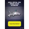 23cm Sesli Metal Çek Bırak Uçak Oyuncak - Kutulu Tekli Paket, Çocuk Hediyesi BX-313789