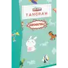 Manyetik Tangram Defteri 7 Ahşap Parça Mıknatıslı - 3+ Yaş Eğitici Zeka Oyunu BX-313796