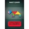Manyetik Tangram Defteri 7 Ahşap Parça Mıknatıslı - 3+ Yaş Eğitici Zeka Oyunu BX-313796