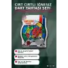 Cırt Cırtlı İğnesiz Dart Tahtası 36 cm - 6 Parçalı Yapışkan Top ve Ok Seti, Çocuk Hediyesi BX-313798