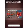 16 Nokta Hareketli Eklemli Fire Man Aksiyon Figürü 1:12 Ölçek, Capcom Lisanslı Koleksiyon BX-313805