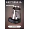 Türk Kahve Makinesi Elektrikli Cezve 800W 360 ml Paslanmaz Çelik 6 Fincan Kapasiteli BX-315967