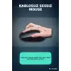 Kablosuz Mouse Sessiz Tıklamalı 5000 DPI USB Alıcılı 43 gr Hafif PC Faresi BX-315969