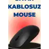 Kablosuz Mouse Sessiz Tıklamalı 1600 DPI 43 gr USB Alıcılı Ergonomik Fare BX-315971