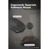 Kablosuz Mouse Sessiz Tıklamalı 1600 DPI 43 gr USB Alıcılı Ergonomik Fare BX-315971