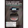 Kamp Ocağı Taşınabilir 600 Derece Isıya Dayanıklı Fırın Boyalı Paslanmaz Tekli BX-315974