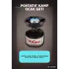 Portatif Kamp Ocağı - 220 gr Çakmak Gazı Tüpü Uyumlu, Doğa ve Piknik Tipi BX-315976