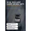 Kamp Ocağı Seti Çakmak Gazı Uyumlu 12 cm Metal Gövde Ayarlanabilir Alev BX-315999