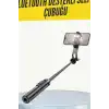 Bluetooth Selfie Çubuğu LED Işıklı Katlanabilir 130 cm Uzaktan Kumandalı BX-316002