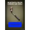 Bluetooth Selfie Çubuğu LED Işıklı Katlanabilir 130 cm Uzaktan Kumandalı BX-316002