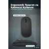 Kablosuz Oyuncu Mouse Ayarlanabilir 1000-5000 DPI Sessiz Tuşlu Optik Fare BX-316007