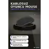 Kablosuz Oyuncu Mouse 5000 DPI Ayarlanabilir Hassas Sensörlü Ergonomik BX-316008