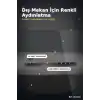 LED Kayan Yıldız Işığı 10 Çubuklu Meteor Efektli Dış Mekan Bahçe Aydınlatma BX-316018