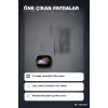 LED Kayan Yıldız Işığı 10 Çubuklu Meteor Efektli Dış Mekan Bahçe Aydınlatma BX-316018