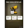 Akülü Boya Püskürtme Tabancası Ayarlanabilir Sprey Uçlu Şarjlı Boyama Aleti BX-316025