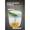 İpli Sebze Doğrayıcı Manuel Çek Bırak Mutfak El Blenderı Çok Bıçaklı Rondo BX-316039