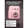 Termal Baskılı Çocuk Fotoğraf Makinesi - 4 Rulo Kağıt ve 5 Renkli Kalem Seti BX-316042