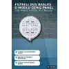 Filtreli Duş Başlığı 6 Modlu Geniş Panel Silikon Nozullu Banyo Duş Başlığı Beyaz BX-316064
