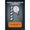 Filtreli Duş Başlığı 5 Kademeli Masaj Etkili Banyo El Duşu, Krom Detaylı BX-316069