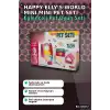 Ellys World Oyuncak Bebek ve Pet Seti - Kaydırak ile Salıncak Oyun Seti BX-316072