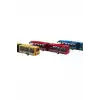 Metal Çekbırak Otobüs Oyuncağı 1 Adet, Çocuklar İçin Kutulu Model Taşıt BX-316077