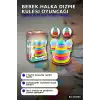 Bebek Halka Dizme Kulesi Oyuncağı 9 Parça - Sallanan Tabanlı Eğitici Set BX-316086