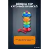 Dönerli Top Kaydırağı Oyunu 3 Toplu Potalı Kule, 24+ Ay Bebek Gelişim Oyuncağı BX-316132