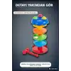 Dönerli Top Kaydırağı Oyunu 3 Toplu Potalı Kule, 24+ Ay Bebek Gelişim Oyuncağı BX-316132