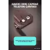 Hakiki Deri Çapraz Telefon Çantası 14x19 cm Kartlıklı Ayarlanabilir Askılı El Yapımı BX-316134