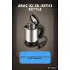 Araç İçi Su Isıtıcı Kettle 12V Çakmaklık Girişli Paslanmaz Çelik Termos BX-316147