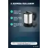 Araç İçi Su Isıtıcı Kettle 12V Çakmaklık Uyumlu Paslanmaz Çelik Termos Kupa BX-316151