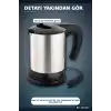Araç İçi Su Isıtıcı Kettle 12V Çakmaklık Uyumlu Paslanmaz Çelik Termos Kupa BX-316151