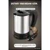 Araç İçi Su Isıtıcı Kettle 12V Çakmaklık Girişli Paslanmaz Çelik Termos Bardak BX-316153