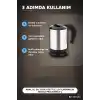 Araç İçi Su Isıtıcı Kettle 12V Çakmaklık Girişli Paslanmaz Çelik Termos BX-316154