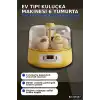 Kuluçka Makinesi 6 Yumurta Kapasiteli Otomatik Döndürmeli Ev Tipi Mini BX-316167