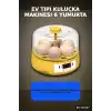 Kuluçka Makinesi 6 Yumurta Kapasiteli Otomatik Döndürmeli Ev Tipi Mini BX-316167