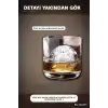 Küre Buz Kalıbı Yuvarlak Silikon İçecek ve Dondurma Kalıbı 1 Adet 4.5 cm BX-316175