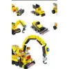 Yapı Bloğu Oyun Seti 45 Parça Sarı Yumurta Kutulu 6 in 1 Eğitici Çocuk Oyuncak BX-316189