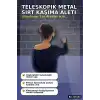Teleskopik Metal Sırt Kaşıma Aleti Ergonomik Uzayan Kaşağı Aparat 22x4 cm BX-316193