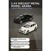 Model Araba 1:43 Diecast Metal Gövde Yaklaşık 10 cm - Tekli Paket, Çocuk Oyuncak BX-316200