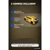 Renault Megane Trophy Model Araba 1:24 Ölçek Metal Gövde Standlı Koleksiyon BX-316205