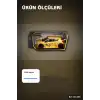 Renault Megane Trophy Model Araba 1:24 Ölçek Metal Gövde Standlı Koleksiyon BX-316205