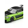 Model Araba 1/64 Mazda RX-7 VeilSide Fortune7 Green Koleksiyonluk Araç BX-316214