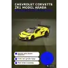 Chevrolet Corvette ZR1 Model Araba 1/64 Ölçek Oyuncak Koleksiyon Aracı BX-316216